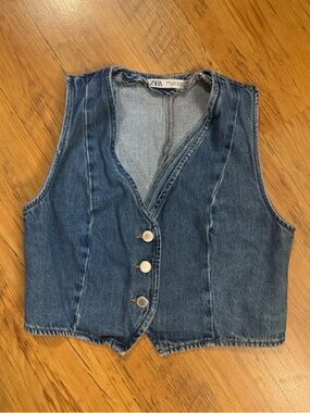 Zara Jean Vest Sz M Women’s